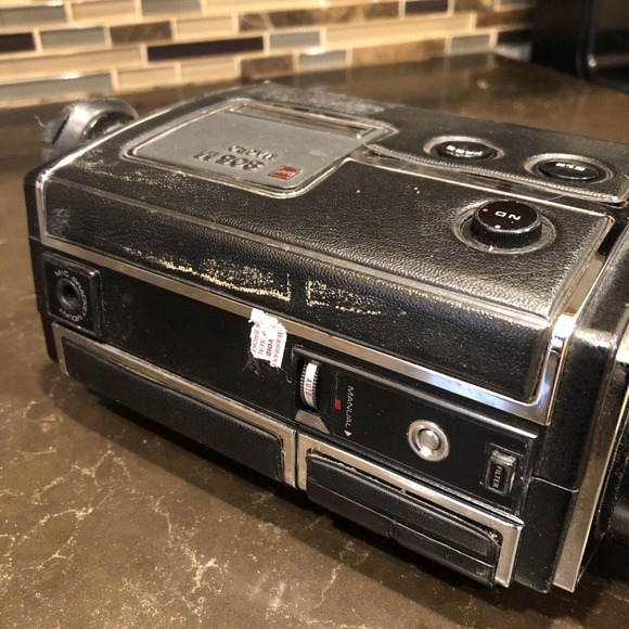 GAF 805 M Macro Movie Camera Super 8 Used‎ Video Equipment UNTESTED AS IS - Picture 6 of 9